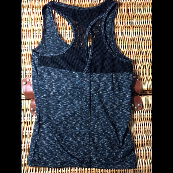 AMBIANCE workout tank top black mesh back small - Picture 5 of 5